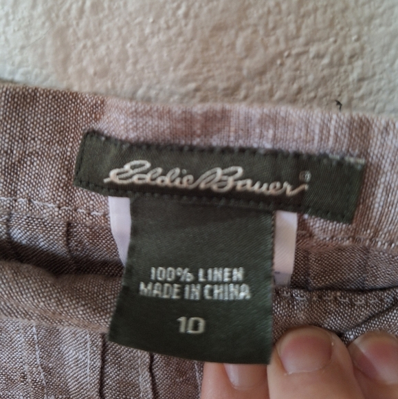 Eddie Bauer Womens 100% Linen Midi Skirt. Lagenlook. Size 10 - Picture 2 of 6
